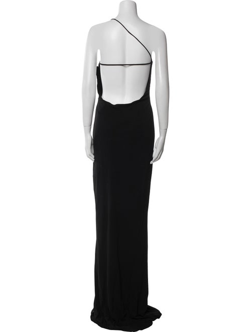 Vera Wang One-Shoulder Long Dress