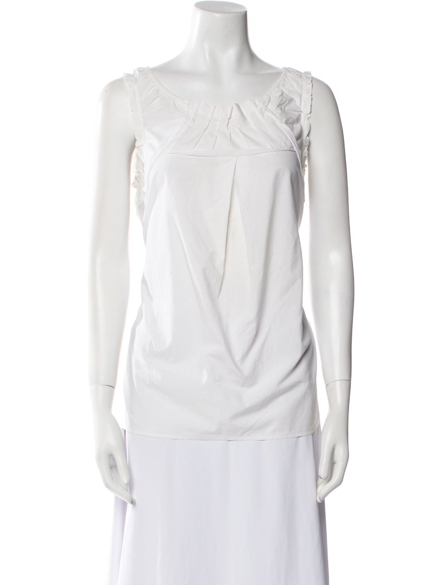 Vera Wang Cowl Neck Sleeveless Blouse