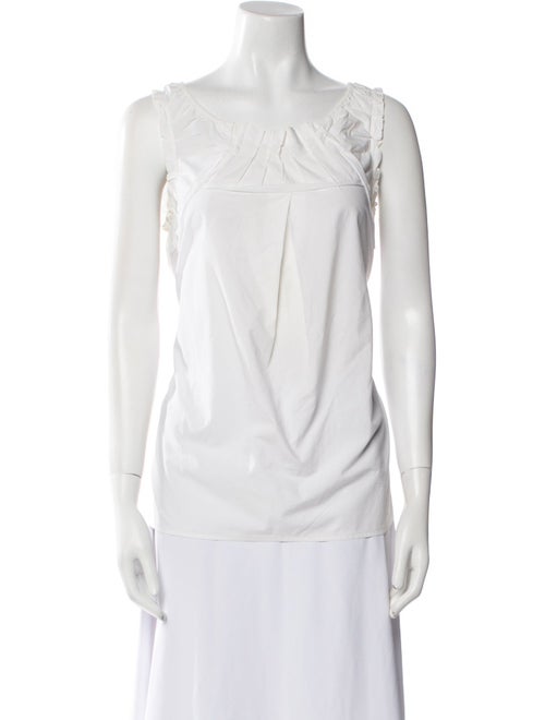 Vera Wang Cowl Neck Sleeveless Blouse