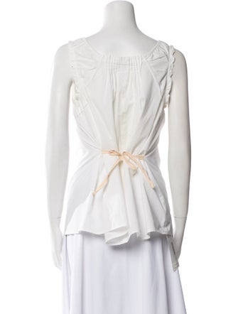 Vera Wang Cowl Neck Sleeveless Blouse