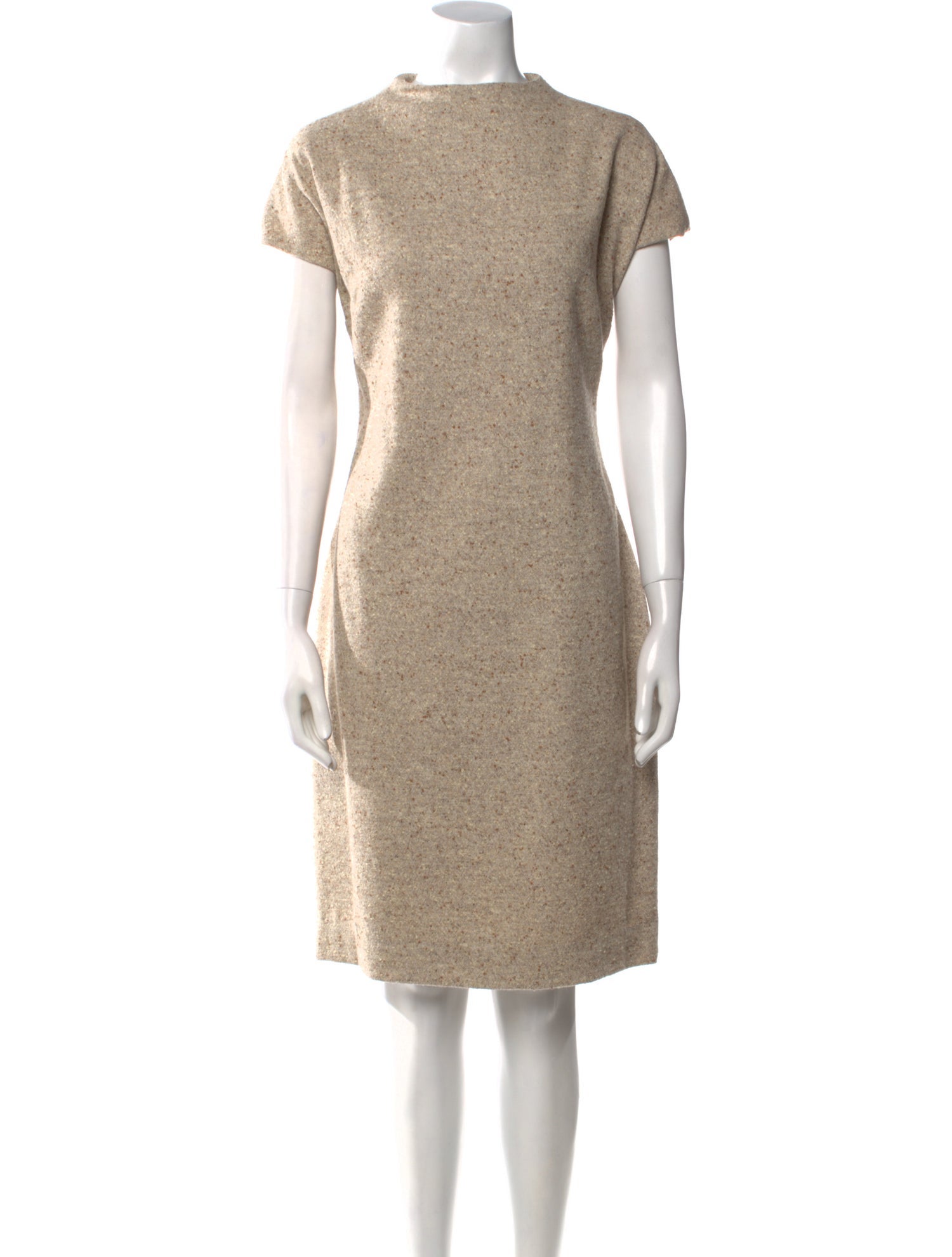 Vera Wang Alpaca Knee-Length Dress