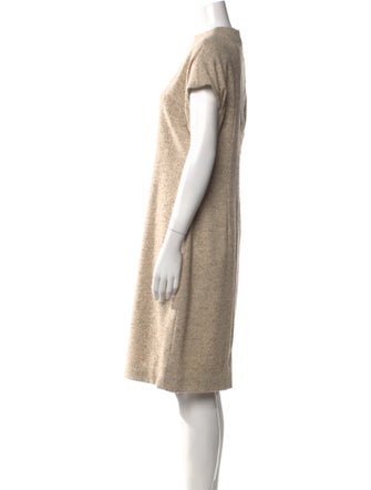 Vera Wang Alpaca Knee-Length Dress