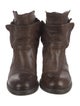 Vera Wang Leather Moto Boots