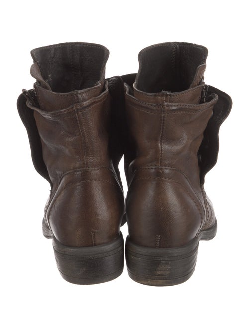 Vera Wang Leather Moto Boots