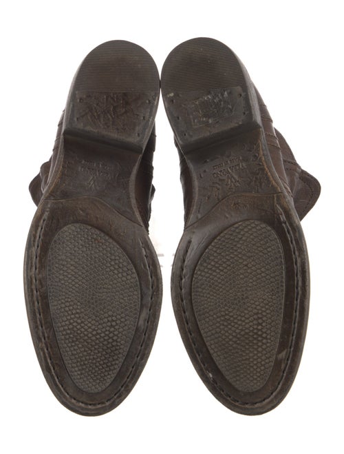 Vera Wang Leather Moto Boots