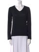 Vera Wang V-Neck Long Sleeve Sweatshirt