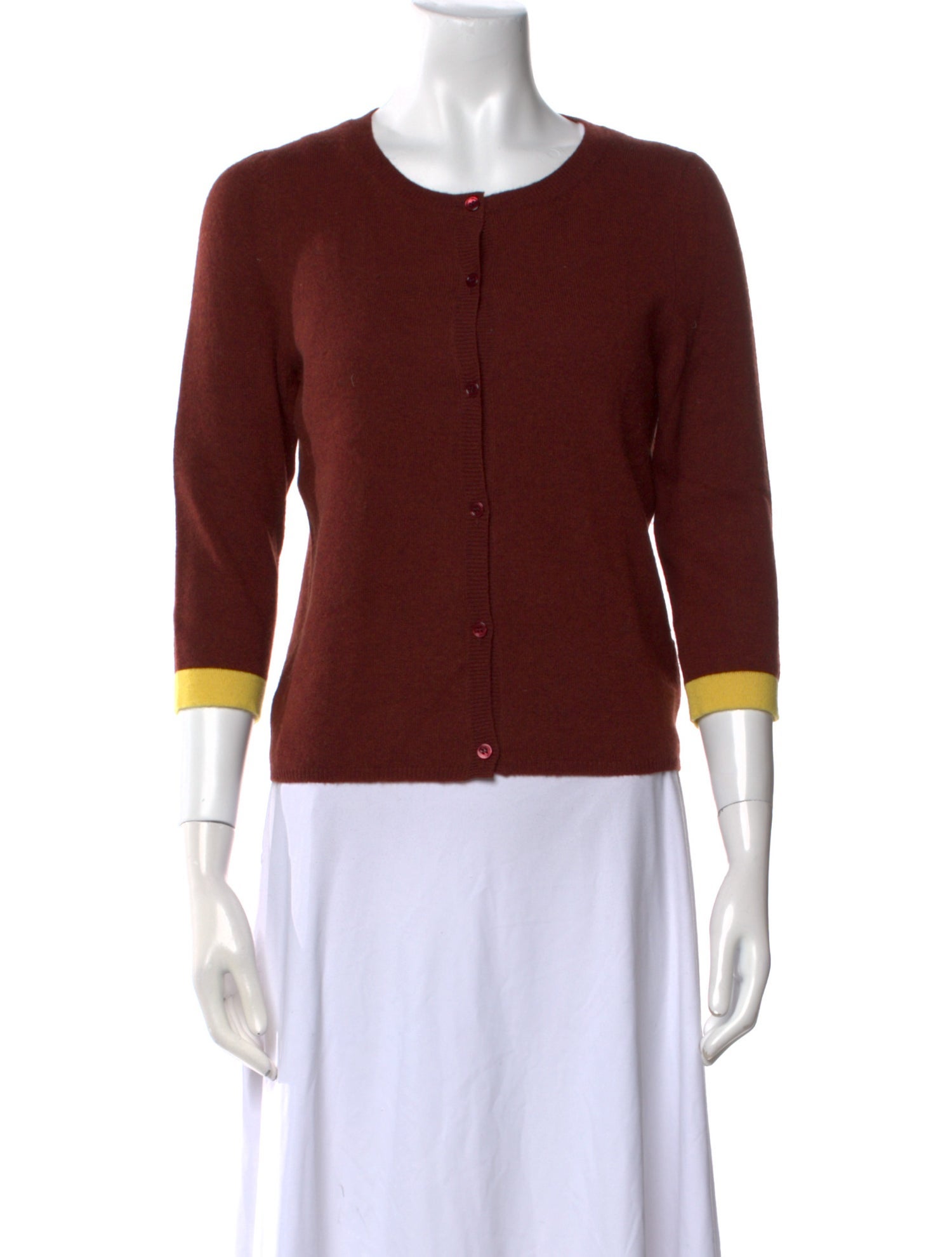 Vera Wang Cashmere Scoop Neck Sweater