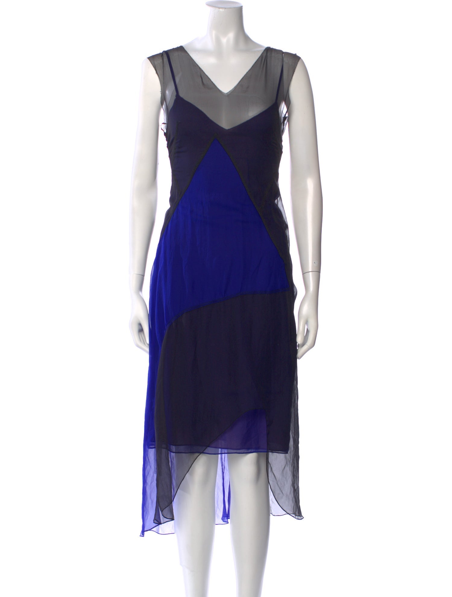 Vera Wang Silk Midi Length Dress