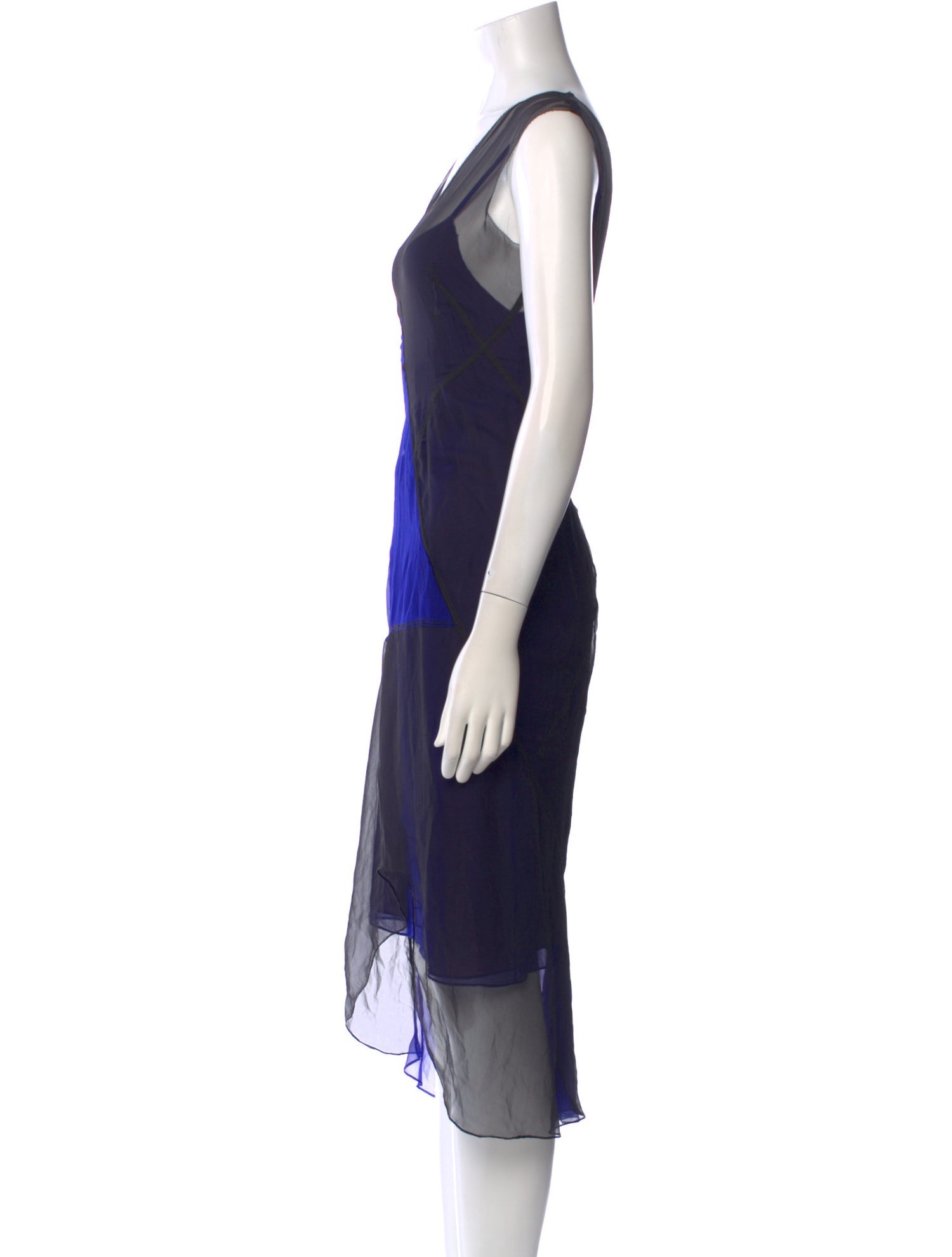 Vera Wang Silk Midi Length Dress