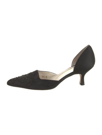 Vera Wang Satin D'Orsay Pumps