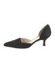 Vera Wang Satin D'Orsay Pumps