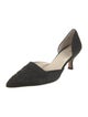 Vera Wang Satin D'Orsay Pumps