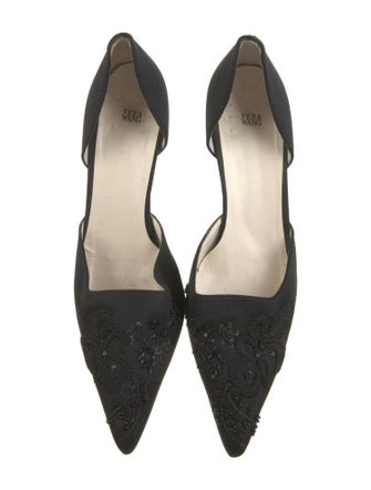 Vera Wang Satin D'Orsay Pumps