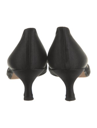 Vera Wang Satin D'Orsay Pumps