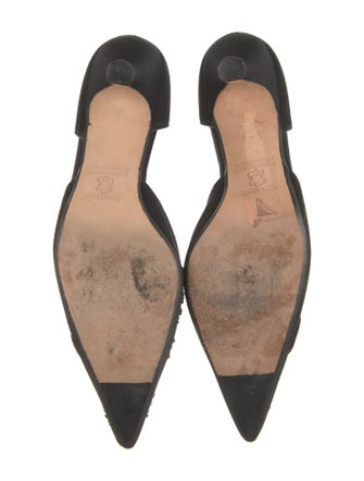 Vera Wang Satin D'Orsay Pumps