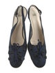 Vera Wang Satin Slingback Pumps