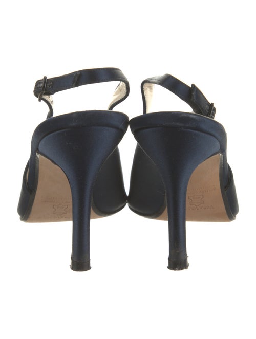 Vera Wang Satin Slingback Pumps