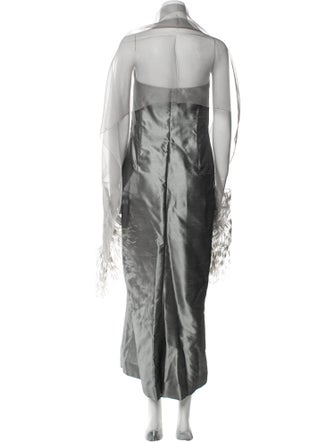 Vera Wang Silk Midi Length Dress