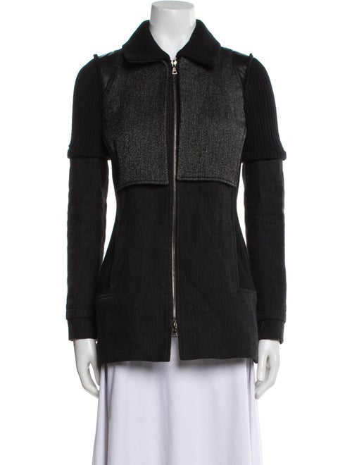 Vera Wang Wool Tweed Pattern Jacket