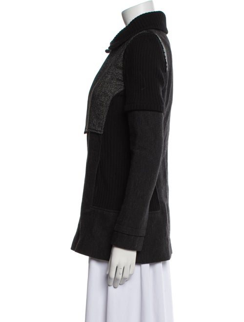 Vera Wang Wool Tweed Pattern Jacket