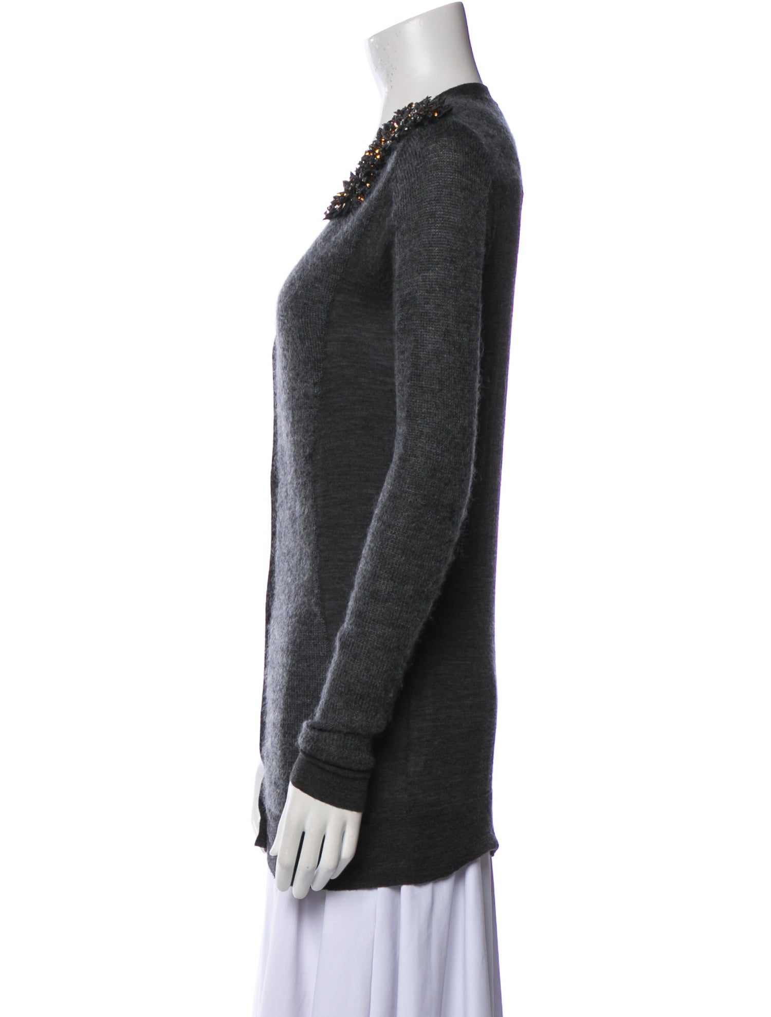 Vera Wang Wool V-Neck Sweater