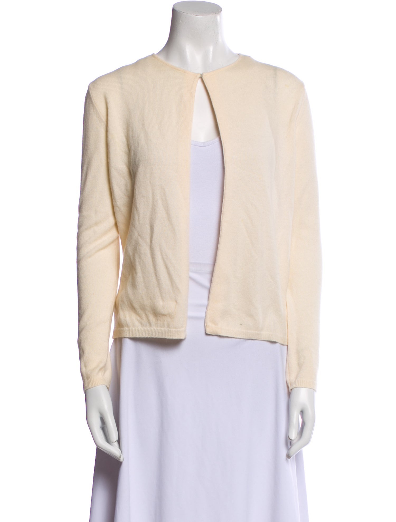 Vera Wang Cashmere Crew Neck Sweater