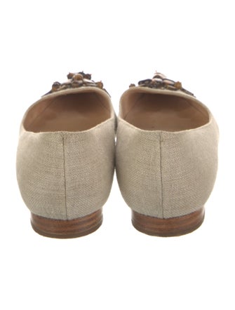 Vera Wang Canvas Flats