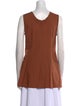 Vera Wang Cowl Neck Sleeveless Tunic