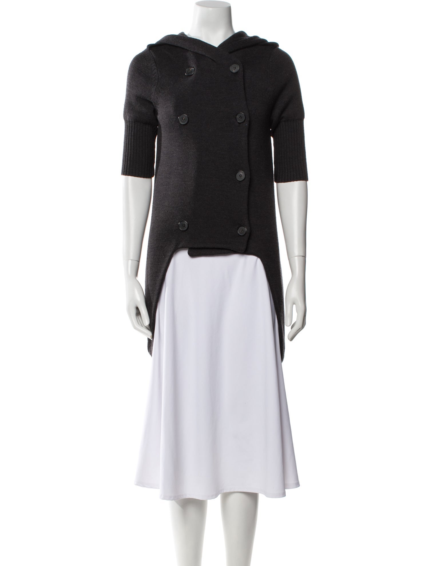 Vera Wang Merino Wool Crew Neck Sweater