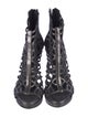 Vera Wang Leather Gladiator Sandals