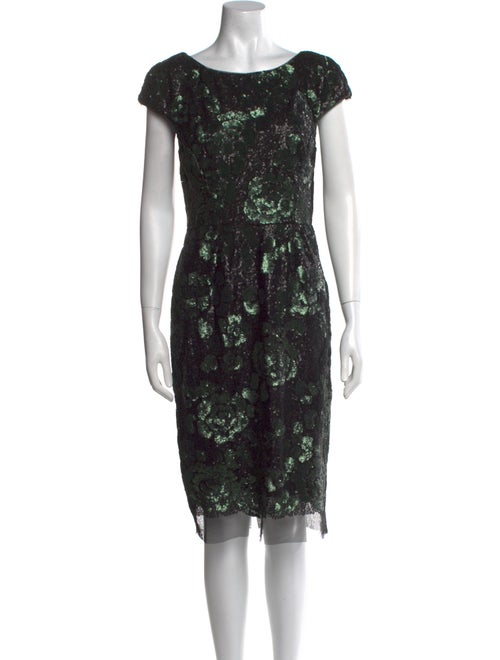 Vera Wang Printed Mini Dress