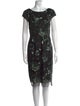 Vera Wang Printed Mini Dress