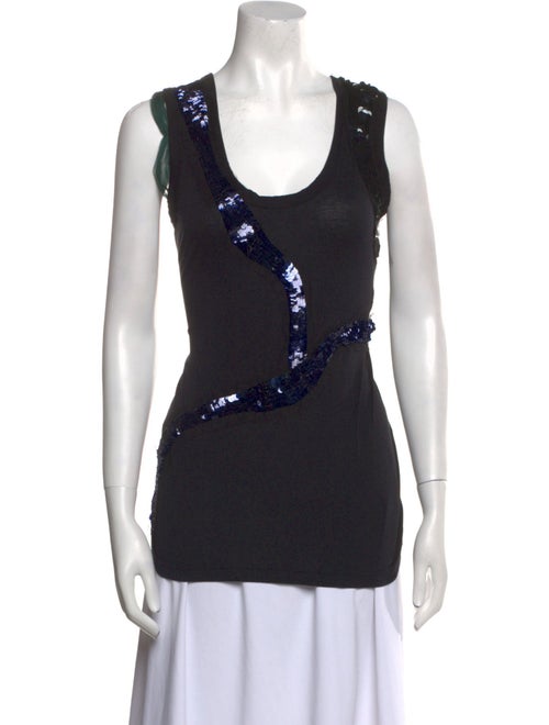 Vera Wang Scoop Neck Sleeveless Top