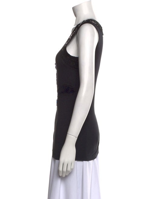 Vera Wang Scoop Neck Sleeveless Top
