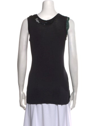 Vera Wang Scoop Neck Sleeveless Top