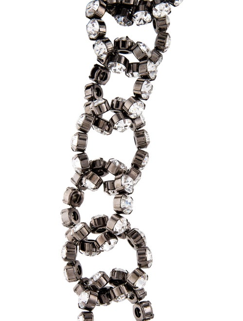 Vera Wang Crystal Link Long Necklace