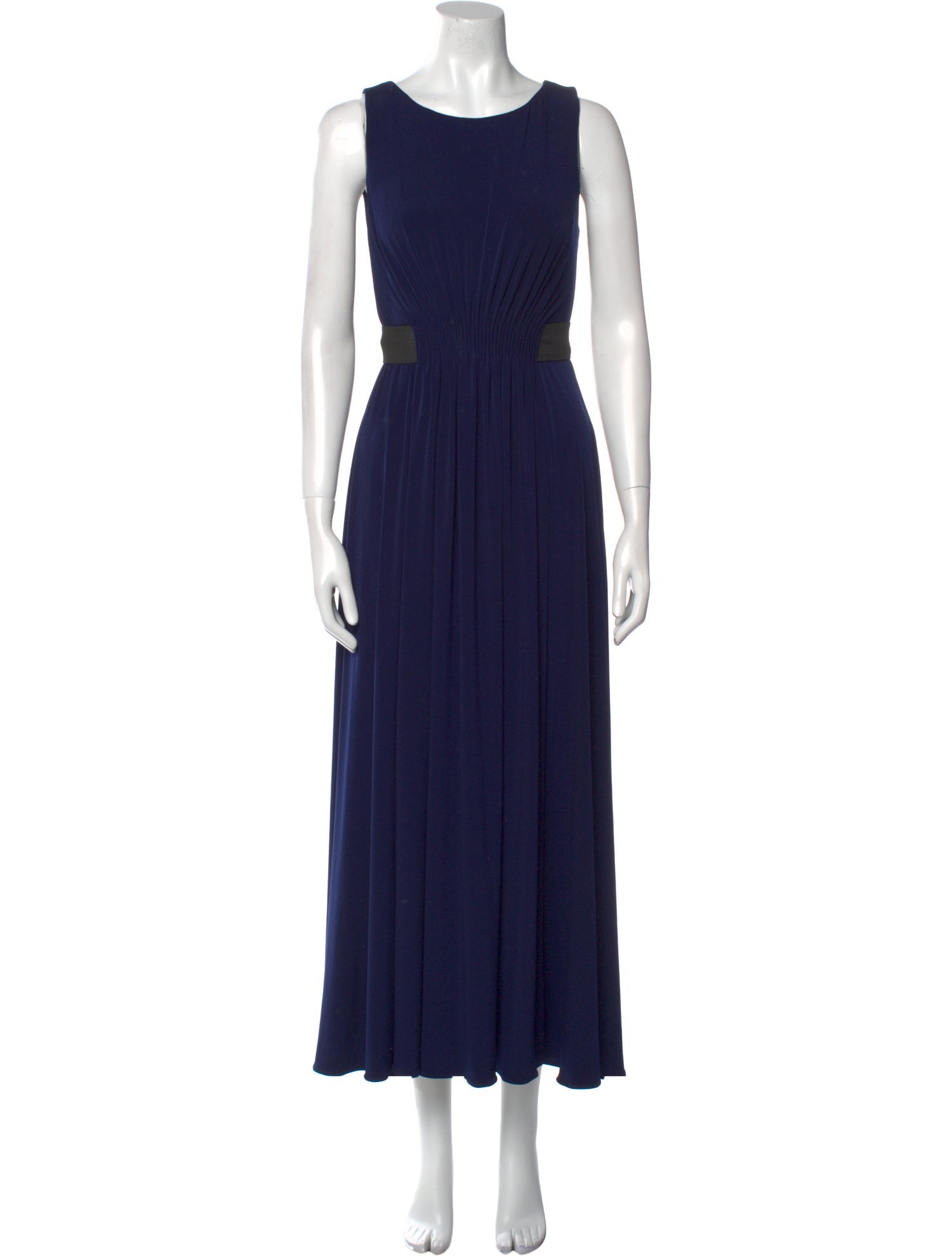 Vera Wang Scoop Neck Long Dress