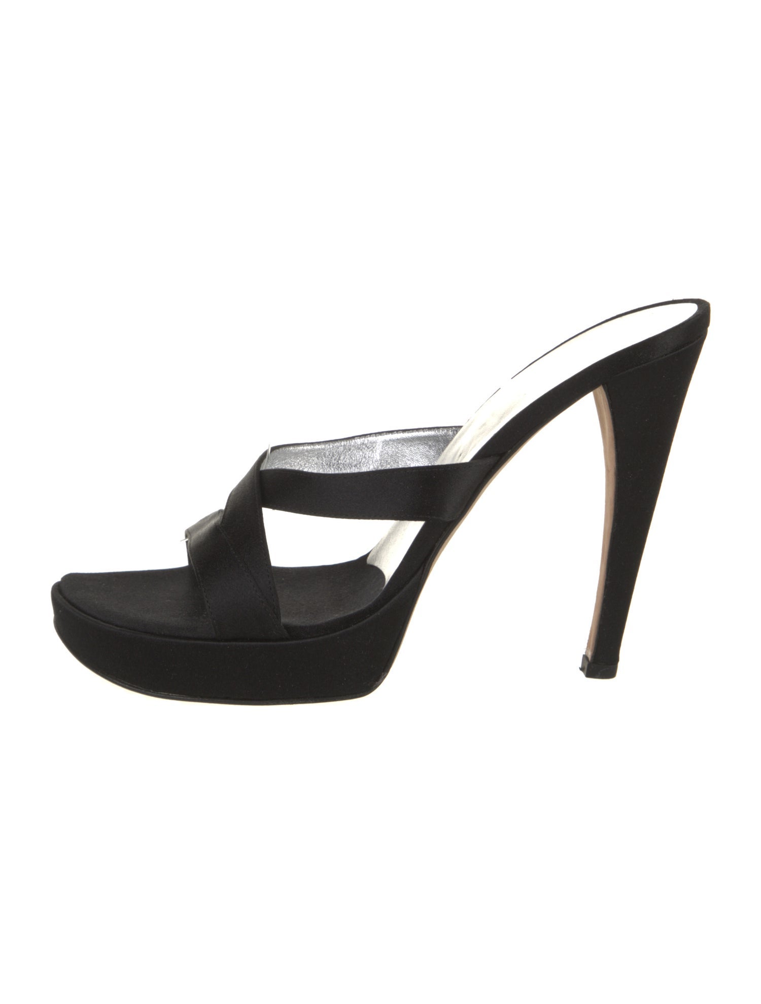 Vera Wang Satin Slides