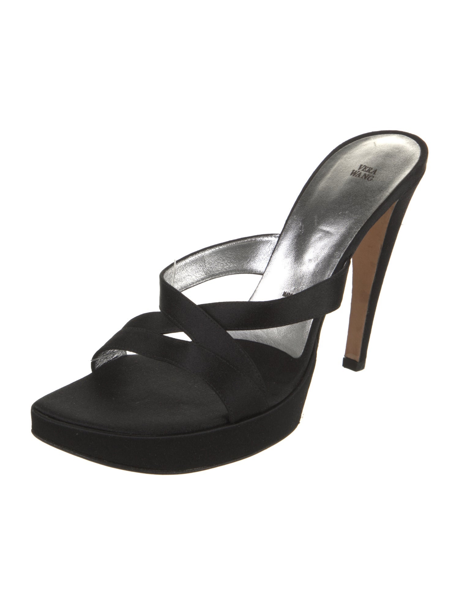 Vera Wang Satin Slides