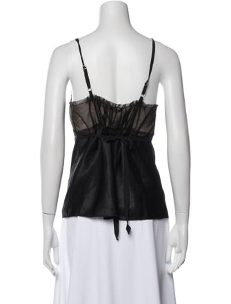 Vera Wang V-Neck Sleeveless Top