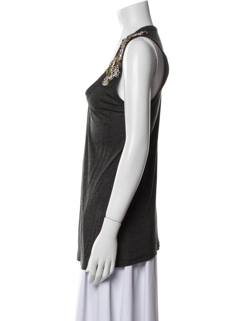 Vera Wang Scoop Neck Sleeveless Top