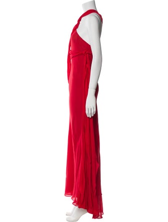 Vera Wang Silk Long Dress