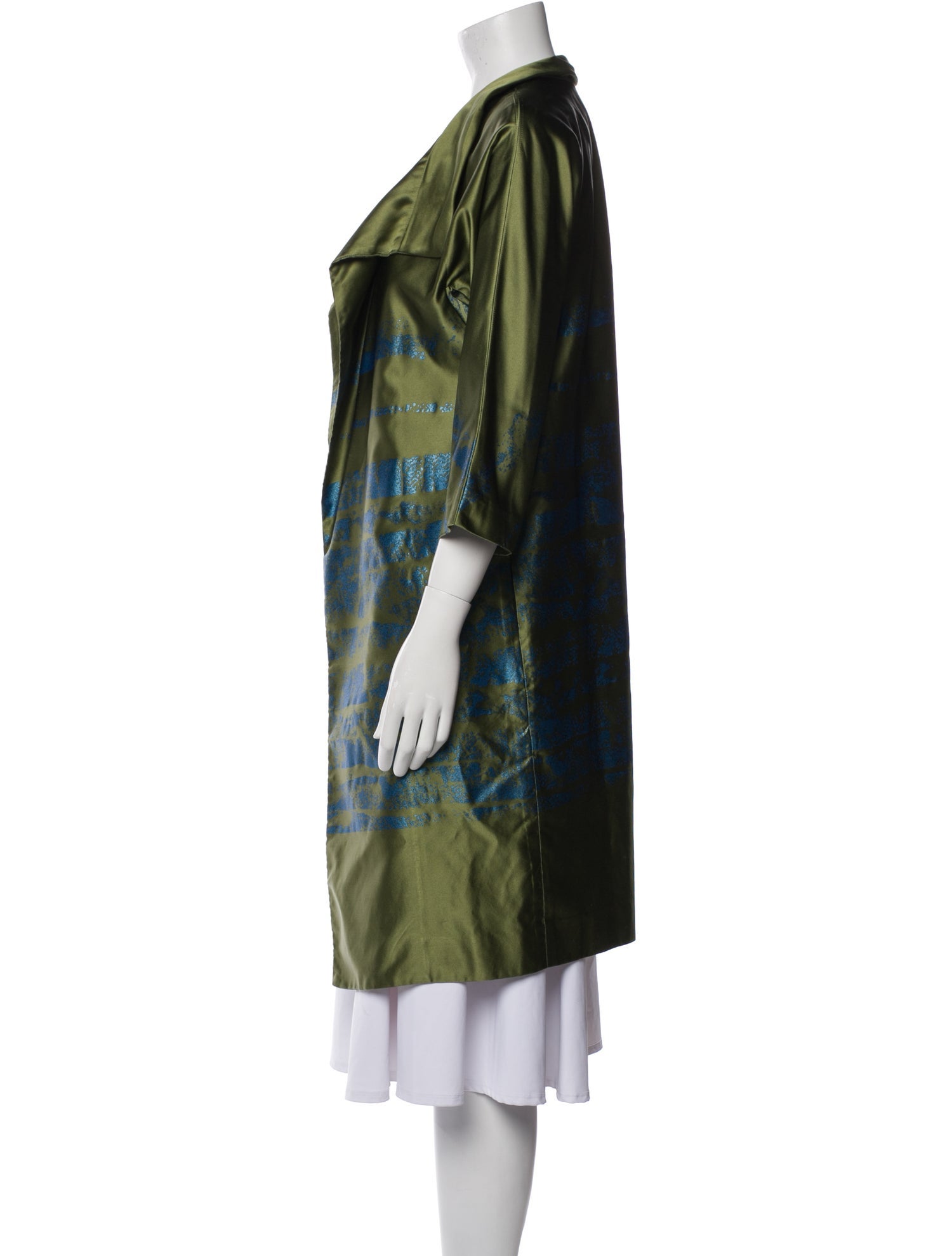 Vera Wang Silk Printed Evening Jacket