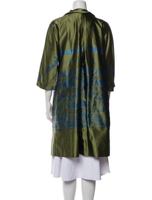 Vera Wang Silk Printed Evening Jacket