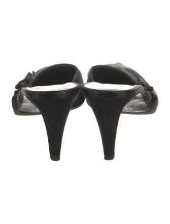 Vera Wang Satin Mules