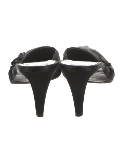 Vera Wang Satin Mules