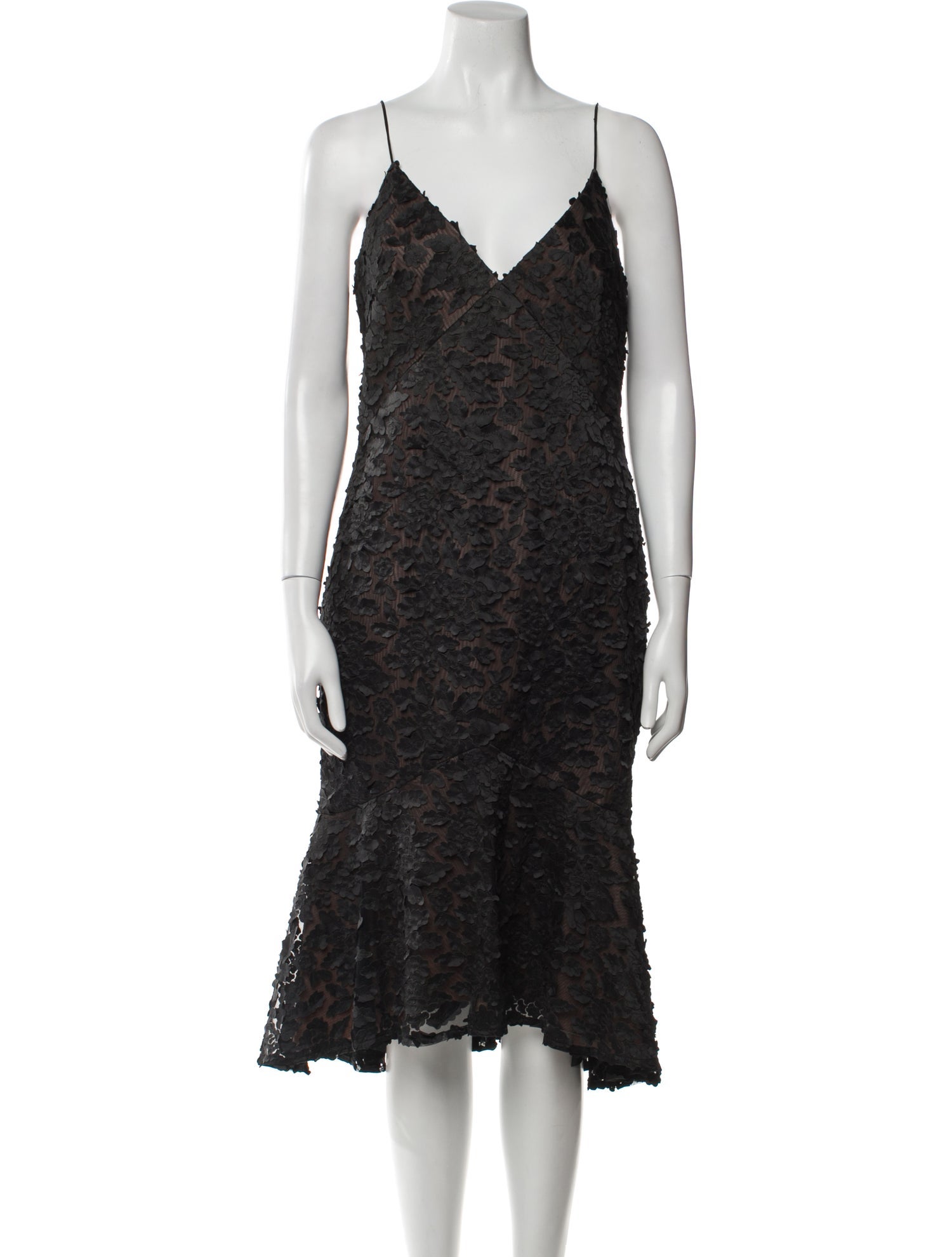 Vera Wang V-Neck Knee-Length Dress w/ Tags