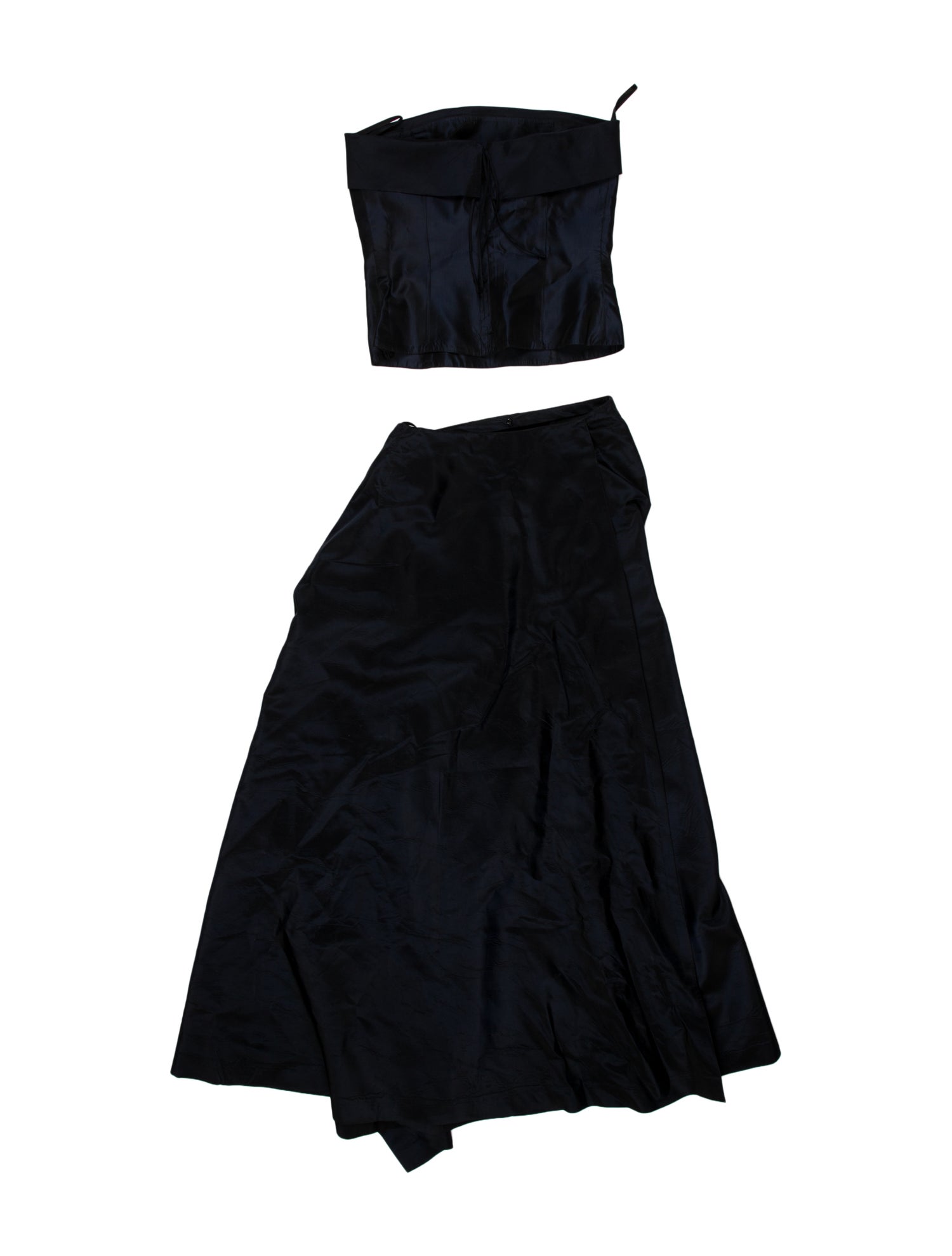 Vera Wang Pleated Accents Skirt Set