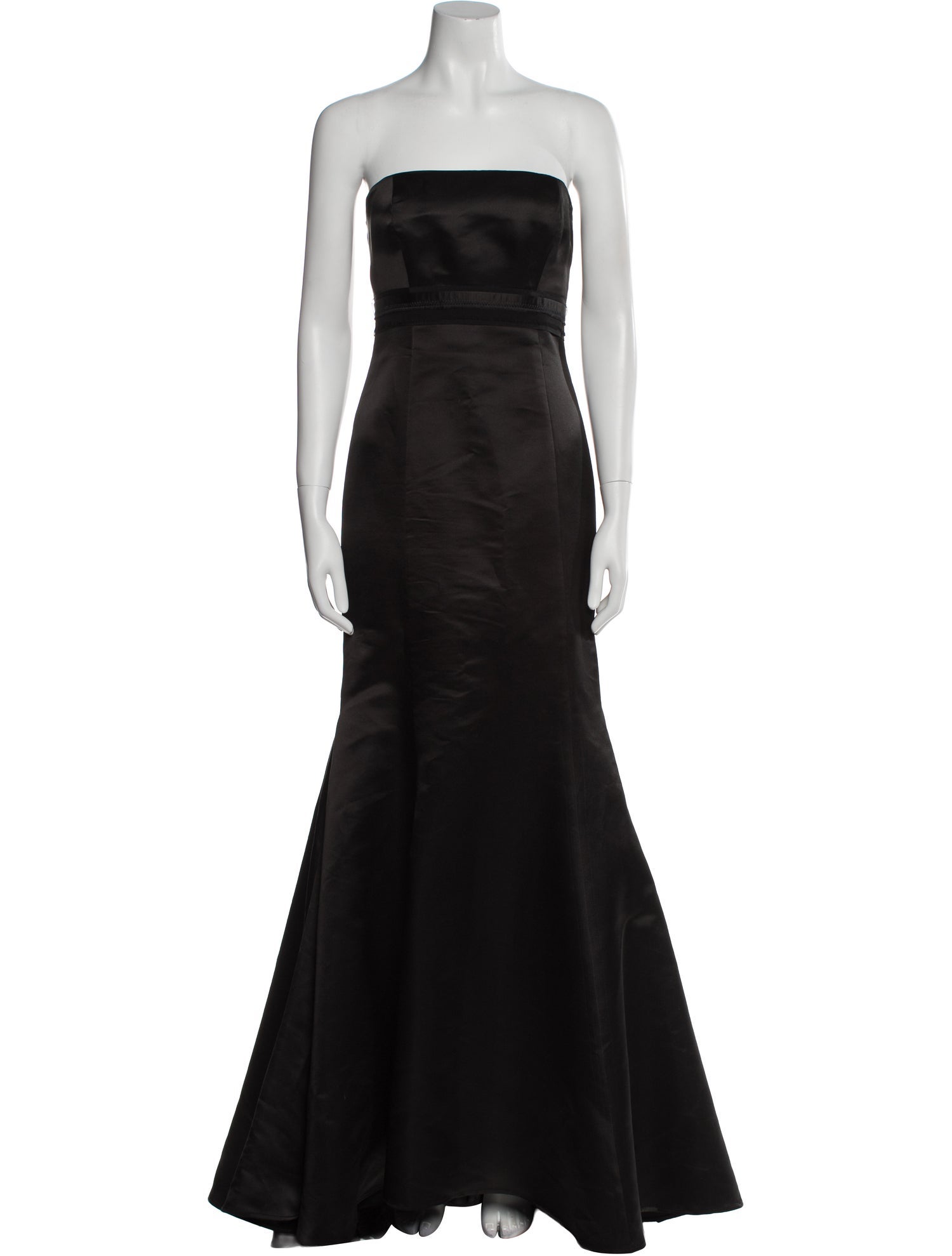 Vera Wang Strapless Long Dress