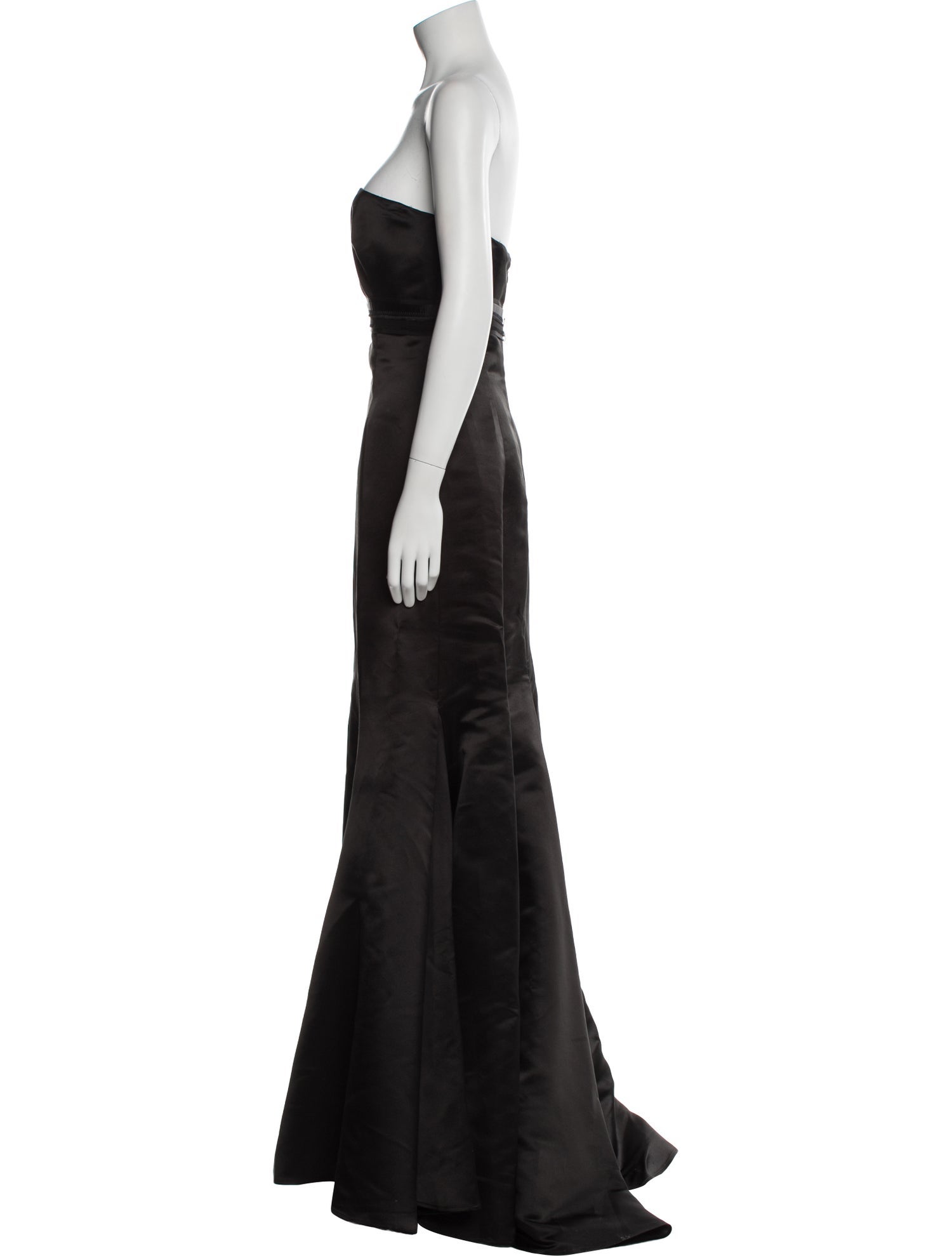 Vera Wang Strapless Long Dress
